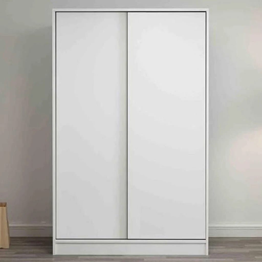 دولاب ملابس 2 ضلفة 220×120 سم – ابيض – DHL-0120